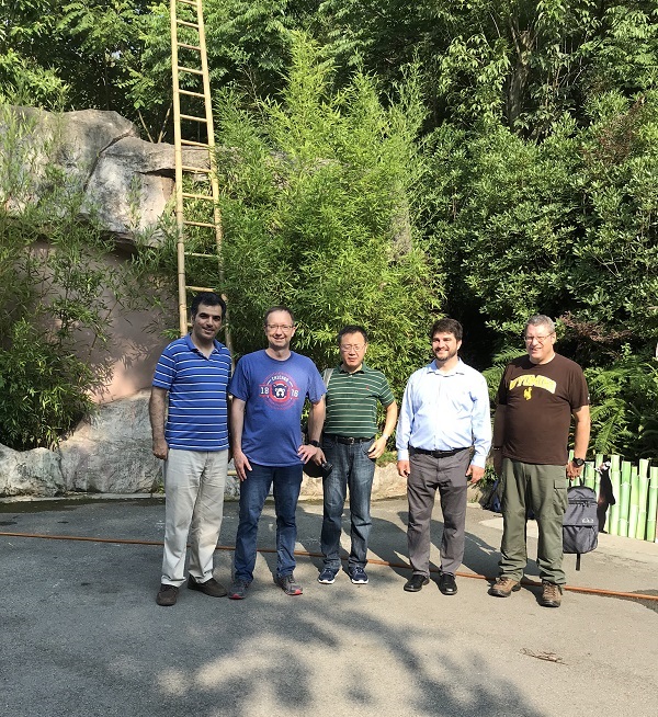 Tempmeko 2019 Fluke Calibration Team at the Panda Research Base in Chengdu, China